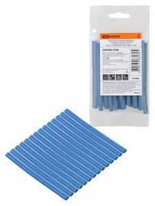 TDM Набор трубок термоусаживаемых, клеевых "Моноцвет, синий 4,8/1,5 SQ0548-2704