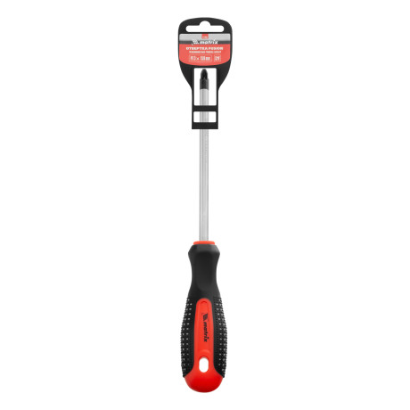 Отвертка Fusion, PZ3 x 150 мм, CrV, трехкомпонентная рукоятка "Anti slip" Matrix