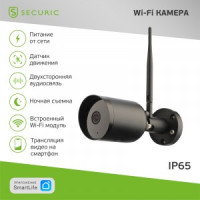 SECURIC Wi-Fi Смарт-камера 4.5W 1080P 6x5,8x10,3см, объектив 3мм IP65 SEC-SF-101B