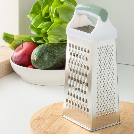 VETTA Терка 4-х сторонняя 22см, жесть, полипропилен