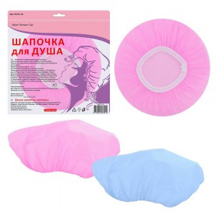 Шапочка д/душа (кратность 5шт!!!), нейлон MJ17-41 Мультидом