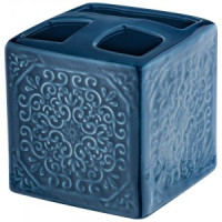 Держатель(стакан с отверстиями)для зубных щеток Марокко,керамика,106661/ Рыжий кот