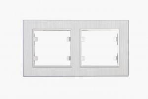 MAKEL Karea Line рамка СУ 2 мест. ЖЕМЧУЖНЫЙ 86100702