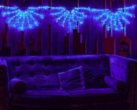 Гирлянда-занавес ULD-E3104-288/DTK &quot;Радуга1&quot; 288LED син. 3.1x0.4/4нити, 8реж, соед.6 мод, 3W Uniel