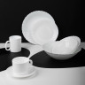 MILLIMI Бьянко Чайная пара (чашка 250мл., блюдце 15 см) опаловое стекло, KFB250T/D60T