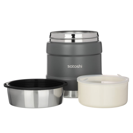 SATOSHI Торнадо Ланч-бокс 1,00л, с широкой горловиной, нержавеющая сталь