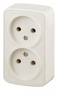 ЭРА Intro Polo роз. 2 мест. 16А  ОУ, сл.кость 3-203-02, 3894 (замена  на код 814805)