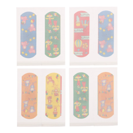 Лейкопластырь MASTER UNI "Детский Веселый цирк" бактериц,на полимер.осн,20шт