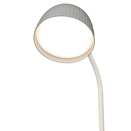 FORZA Светильник переносной настольный, 48LED, USB, 13Вт, 800Лм, кабель 1м, диммер, пластик, серый