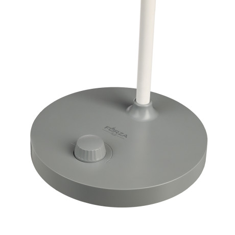 FORZA Светильник переносной настольный, 48LED, USB, 13Вт, 800Лм, кабель 1м, диммер, пластик, серый