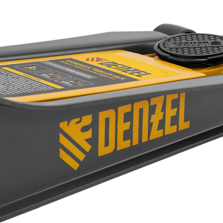 Домкрат гидравлический подкатной, 3 т, 85-610 мм, быстрый подъем, низ. подхват, проф, SUV Denzel