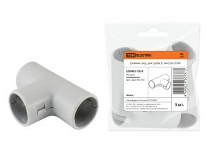 TDM Тройник соед. для трубы 32 мм (5шт) (5!) SQ0405-1024