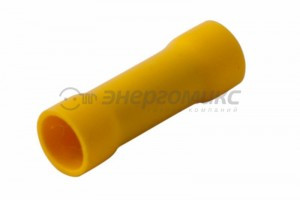 REXANT гильза соединительная изолированная (СГИ L-26мм) 4-6мм, (BV5.5, VB5.5) желтый, 08-0731