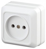 ЭРА Intro Quadro роз. ОУ 1 мест. 16A (керамика) белый, 250В 2-201-01 9884