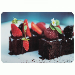 Салфетка сервировочная PPM-10 Брауни 40*28см пластик (кратность 10!!!) 109200 Рыжий кот