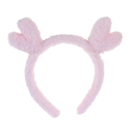 ЮНИLOOK Ободок для волос, 2см, полиэстер, пластик, розовый, ACS-МП5