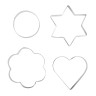 SATOSHI Набор форм для печенья 12пр, формы сердец, звезд, цветов, кругов, нерж.сталь