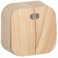 IEK GLORY выкл. ОУ 2 кл. инд. 10А ВС20-2-1-ХС сосна EVH21-K34-10