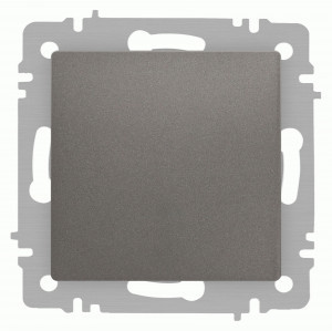 ЭРА Intro Accent мех. выкл. (перекл.) СУ 1 кл. перекрест. 10А 250В, титан 6-108-09