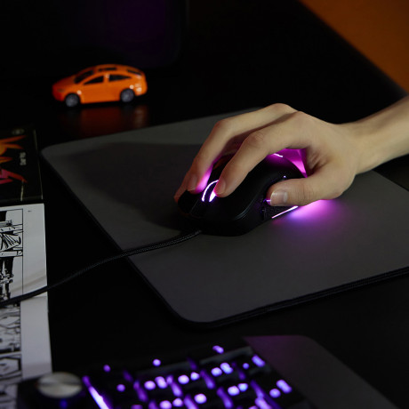 BY Игровая мышь проводная Carbine 12400dpi,9D,PAW3327,RGB,220см