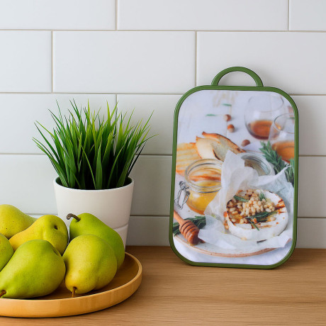 VETTA Доска разделочная, 37x25х1,2см, полипропилен, 2 дизайна