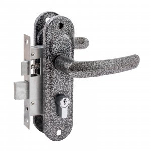 Д-град Зенит ЗВ4-50.02 серебро Замок врезной с/руч15)