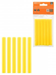 TDM Алмаз клеевые стержни универсальные желтые, 11x100мм, 6шт SQ1024-0516