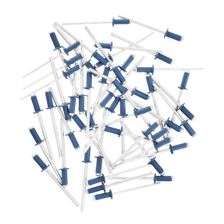 Заклепки 3.2 х 8 мм RAL 5005, синий, 50 шт Matrix