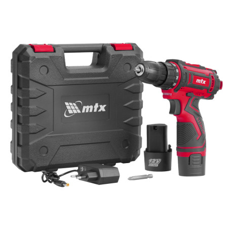 Дрель-шуруповерт аккумуляторная CDS-12, Li-Ion, 12 В// MTX