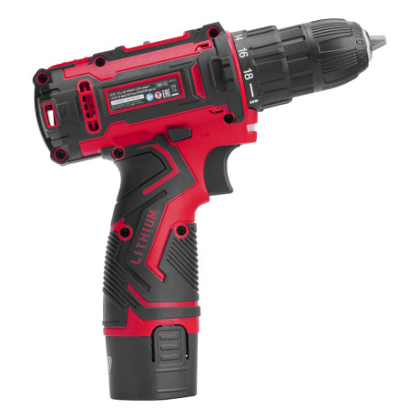 Дрель-шуруповерт аккумуляторная CDS-12, Li-Ion, 12 В// MTX