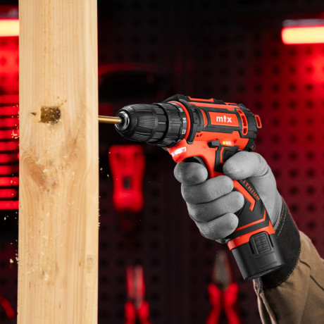 Дрель-шуруповерт аккумуляторная CDS-12, Li-Ion, 12 В// MTX