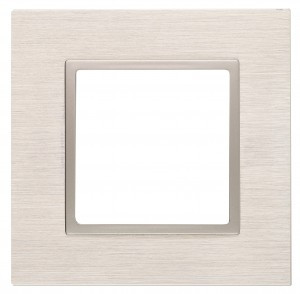 ЭРА 14 Elegance рамка СУ 1 мест.металл, шампань+шамп 14-5201-04 5763
