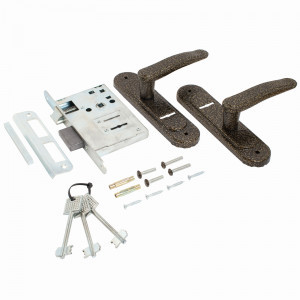 Замок врезной с/руч Птимаш ЗВ9-4.03 бронза (10)