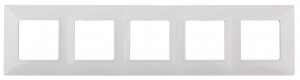 ЭРА 14 Elegance рамка СУ 5 мест., белый 14-5005-01 7989