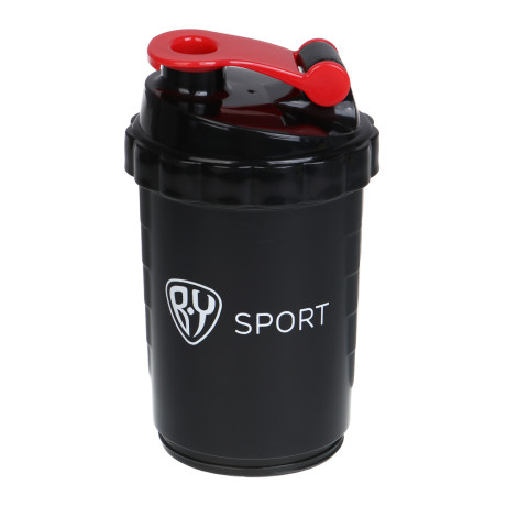 Спортивный шейкер 3 в 1, тм BY SPORT, 500мл, 25x9см, полипропилен