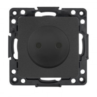 EKF Стокгольм мех. роз. СУ 1 мест.10 А (шторки) черный автоклеммы (корпус PC) EZR10-022-10