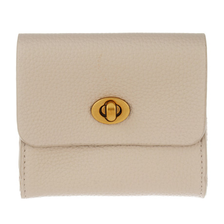 ЮL Кошелек на метал.застежке, 2 отделения ПУ, 10,8х8,8x3 см, 4 цвета