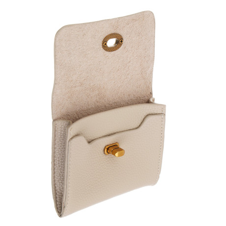 ЮL Кошелек на метал.застежке, 2 отделения ПУ, 10,8х8,8x3 см, 4 цвета