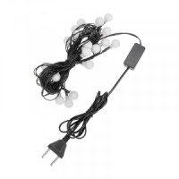 Гирлянда-нить Шарики 20LED , 5м, разноцвет (RG/RB) мигание ,зеленый шнур IP20 NEON-NIGHT 304-023