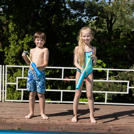 SILAPRO Помповая пушка, 35х5см, пластик, 3 вида