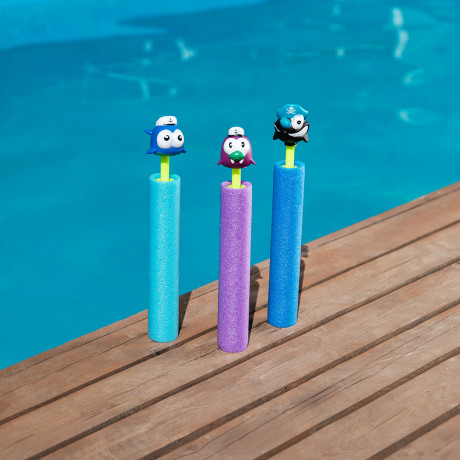 SILAPRO Помповая пушка, 35х5см, пластик, 3 вида