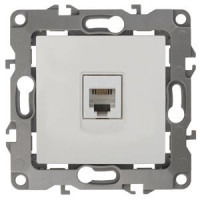 ЭРА 12 мех. роз. телеф. СУ 1 мест. RJ11, сл. кость, автоклеммы 12-3105-02 0912