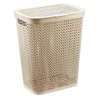 Корзина для белья ПИРУЛА 35л Латте М2614