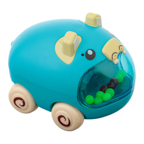 ИГРОЛЕНД Игрушка для малыша каталка "Зверята", 31х9х29см, ABS, 6 дизайнов