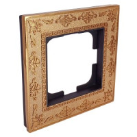 Ovivo Рамка СУ 1 мест. PRIME ELEMENTS ORIENT золото/черный, 403-810017-096
