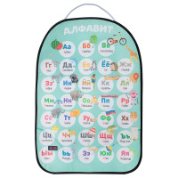 ЕРМАК Защита спинки сидения, оксфорд, 62х45см, "Алфавит"