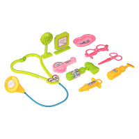 ИГРОЛЕНД Игровой набор доктора в сетке, 9 пред., пластик, 9,5x20x9 см,  для детей 3+