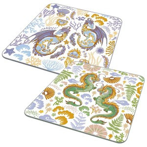 Доска разделочная "Дзен Дракон", 18*18см, стекло VL88-454 Мультидом