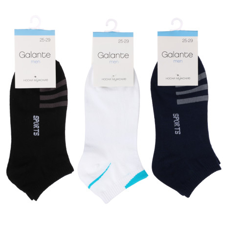 GALANTE Носки мужские, р.27-29, 85% хлопок, 10% полиамид, 5% спандекс, разноцветные, #7