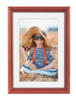 Фоторамка Image Art С20 10х15 дерев. сосны, красное дерево, вставка-прозр. пласт. 53092